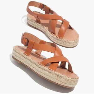 Madewell Brown Espadrille Sandals
